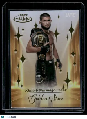 2024 Topps Gold Label UFC Khabib Nurmagomedov #GS-7 Golden Stars