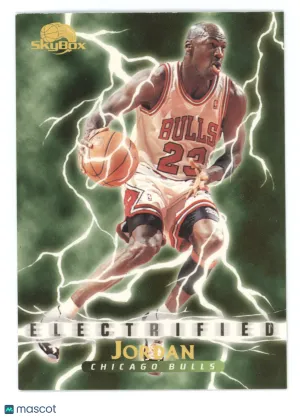 1995 SkyBox Premium Electrified Michael Jordan #278 front