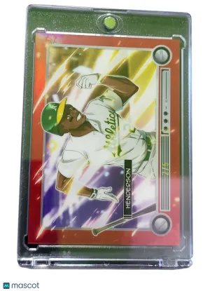 2026 Topps Anime Rickey Henderson #BA-29 Red