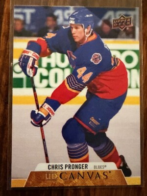 2020-21 Upper Deck Series 2 Chris Pronger UD Canvas Retired Stars SP #C250