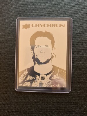 2026-27 Upper Deck Series 1 Jakob Chychrun Stencils #ST-42 Washington Capitals
