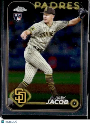2024 Topps Chrome Update Alek Jacob #USC129 RC
