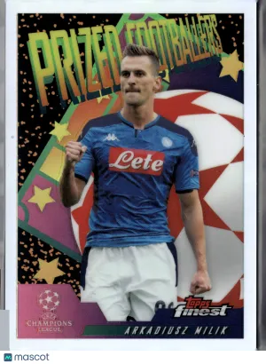 2018 Topps Finest Prized Footballers Arkadiusz Milik #PF-AM