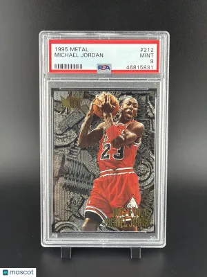 1995 Metal Michael Jordan #212 PSA 9