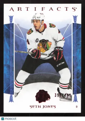 2022-23 Upper Deck Artifacts Seth Jones #48 Ruby SN