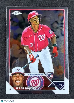 2023 Topps Chrome 56 Jeter Downs RC Washington Nationals