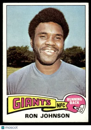 1975 Football Ron Johnson #395