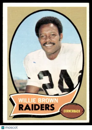 1970 Football Card Willie Brown #144