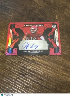 2026 Obsidian Gravitational Signatures Dylan Lonergan #GRV-DLN Red /99