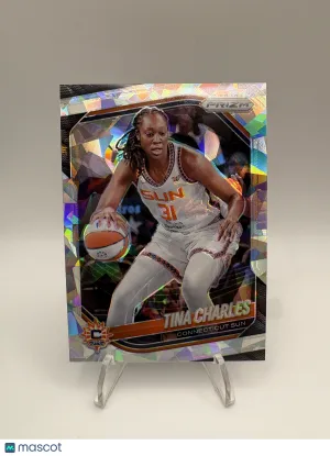 2025 Panini WNBA Prizm Tina Charles #3 Cracked Ice