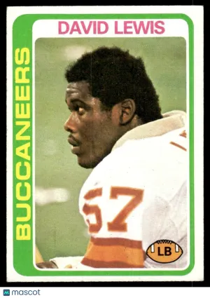 1978 Football David Lewis #484