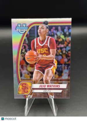 JuJu Watkins 2024 Bowman Chrome #37 Refractor - USC Trojans
