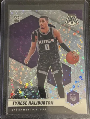 2020 Mosaic Variation Fast Break Tyrese Haliburton #204 Rookie front