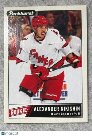 2025-26 Parkhurst Alexander Nikishin #238 Wrapper Back /15