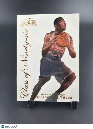 1997 Fleer Flair Showcase Class of Ninety-six Allen Iverson #10
