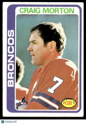 1978 Football Craig Morton #405
