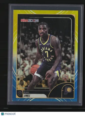Kam Jones 2026 Topps NBA Hoops #12-Yellow & Blue /275