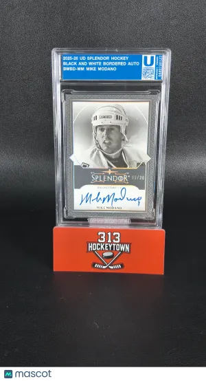 2025-26 Upper Deck Splendor Hockey Mike Modano Black and White Bordered /30