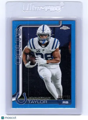 2025 Topps Chrome Jonathan Taylor #130 Blue Refractor /150