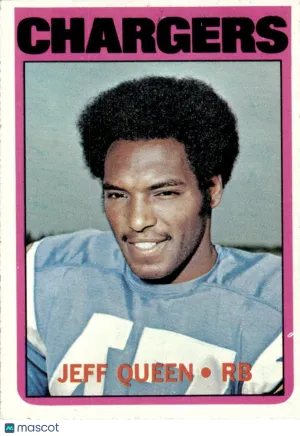 1972 Football Card Jeff Queen #117