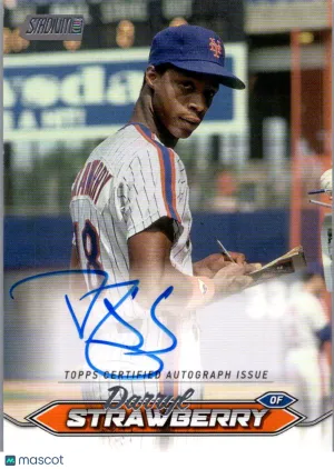 2024 Topps Stadium Club Darryl Strawberry #SCBA-DSW Auto