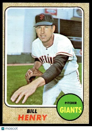1968 Baseball Card Bill Henry #239
