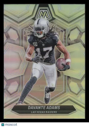 Davante Adams 2024 Panini Mosaic Silver Prizm #115 Las Vegas Raiders