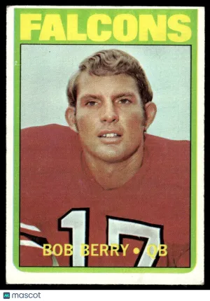 1972 Football Card Bob Berry #107