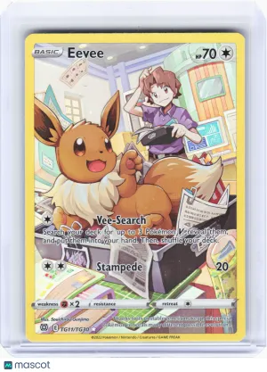 2022 Pokemon—Eevee #TG11 Brilliant Stars Trainer Gallery—Ultra Rare Holo