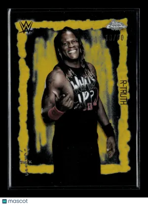 2025 Topps Chrome WWE x Cactus Jack R-Truth #FVF-31 10/50