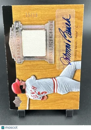 2005 Upper Deck Hall of Fame Johnny Bench #EE-BE1 Autographs / Parallel/Variety Insert