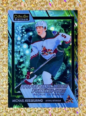 2023-24 O-Pee-Chee Platinum #228 Michael Kesselring RC Bioluminescence /5 SSP