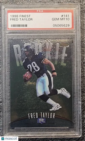 1998 Finest #141 Fred Taylor Rookie RC PSA 10