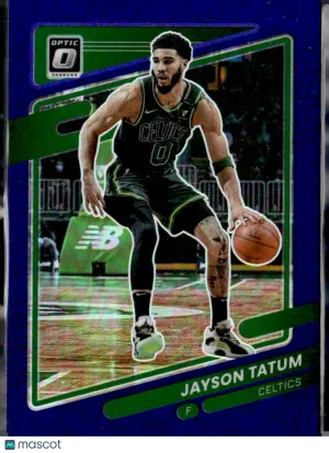 2022 Panini Donruss Optic Jayson Tatum #25 Purple Shock