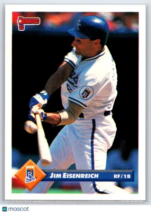 1992 Donruss Jim Eisenreich #722 Kansas City Royals