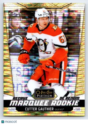 2025 O-Pee-Chee Platinum Cutter Gauthier Seismic Gold Rookie 27/50