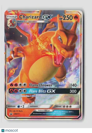 Pokemon 2019 Hidden Fates Charizard GX #SM211