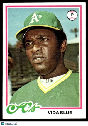 1978 Baseball Card Vida Blue #680