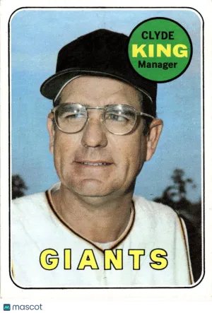 1969 Baseball Card Clyde King #274