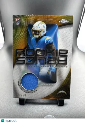 2025 Topps Chrome Rookie Relics Omarion Hampton #RR-OH Rookie Relics RC