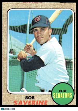 1968 Baseball Card Bob Saverine #149