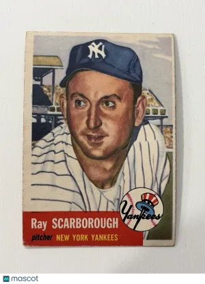 1953 Topps Ray Scarborough #213