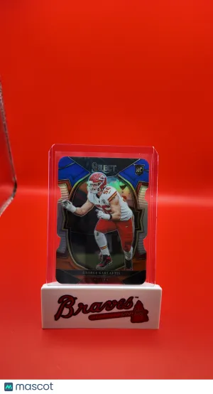 2023 Panini Select Football George Karlaftis #22 /35 Nicely Centered Mint RC