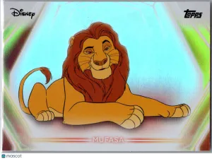Mufasa 2025 Topps Disney Neon Rainbow Foil #40