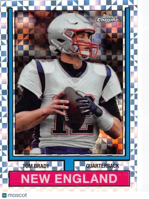 2024 Topps Chrome Tom Brady X-Fractor #74TF-16 New England Patriots