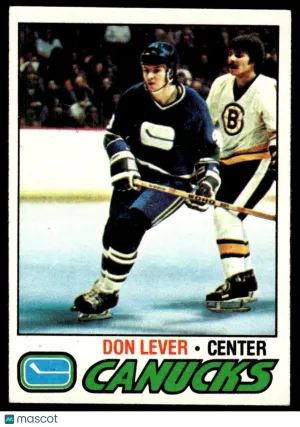 1977 Hockey Card Don Lever #111