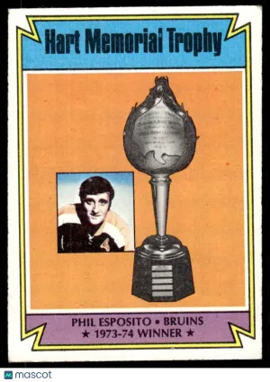 1974 Hockey Card Phil Esposito #244