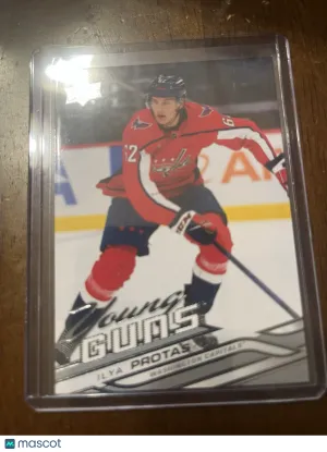 Ilya Protas 2026-27 Upper Deck Series One Young Guns #218 Washington Capitals