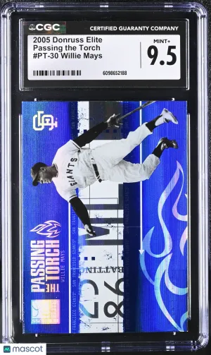 2005 Donruss Elite Willie Mays /400 Passing the Torch #PT-30 CGC 9.5 San Francisco Giants