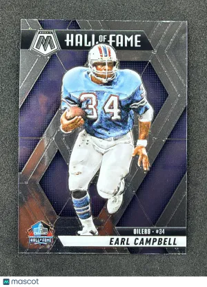 2025 Panini Mosaic 294 Earl Campbell HOF Houston Oilers